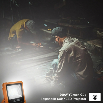 Viva Solar Taşınabilir Solar LED Projektör